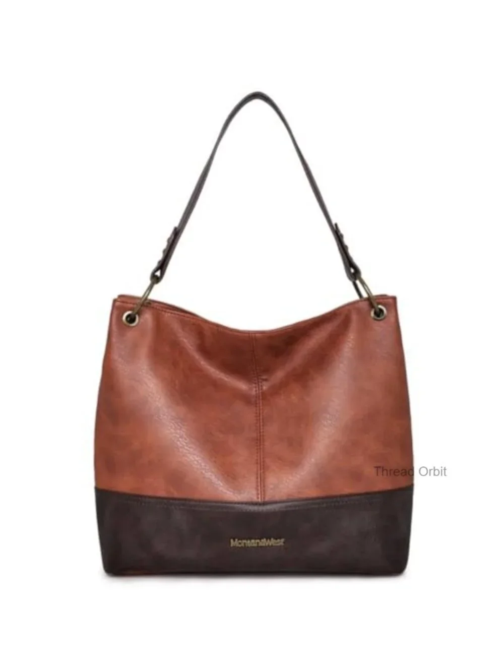 Vegan Leather Hobo Bag Tote Shoulder Handbag Large Capacity